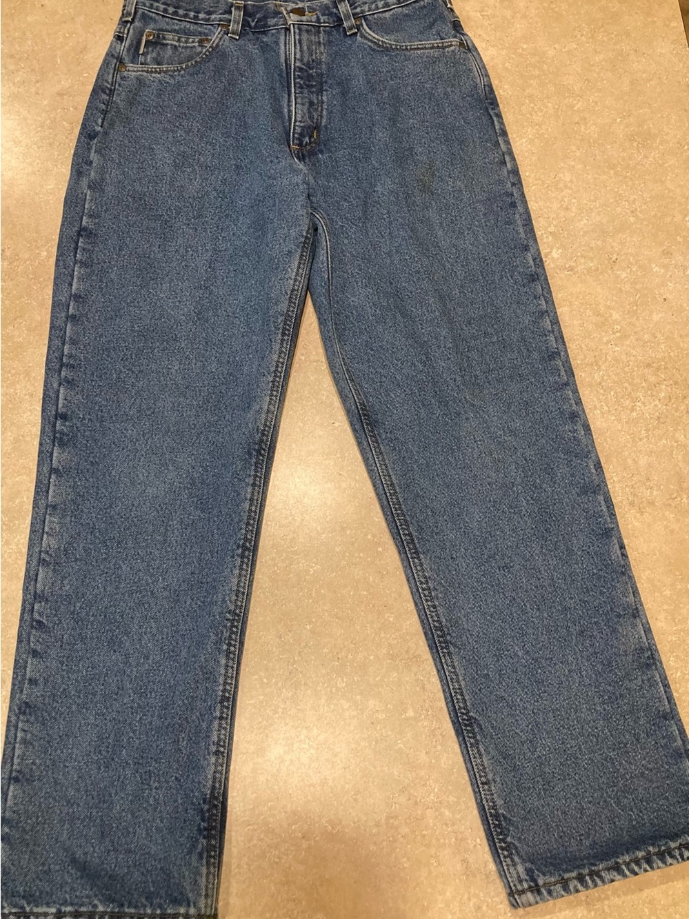 Carhartt Men's Straight-Leg Denim Jeans in Blue